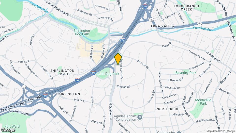 3550 Martha Custis Dr Map and Location Details