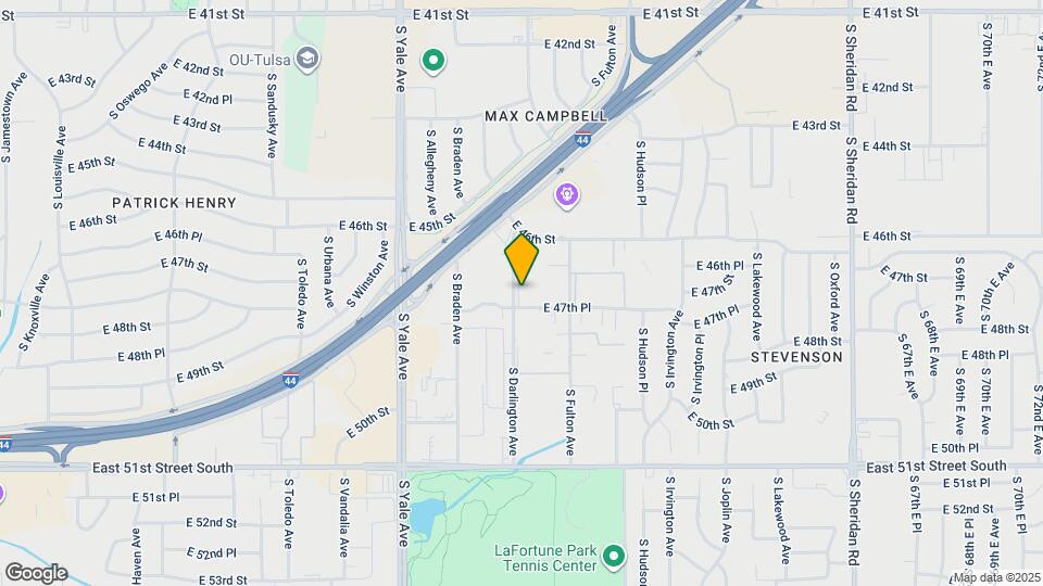 4659 S Darlington Ave Map and Location Details