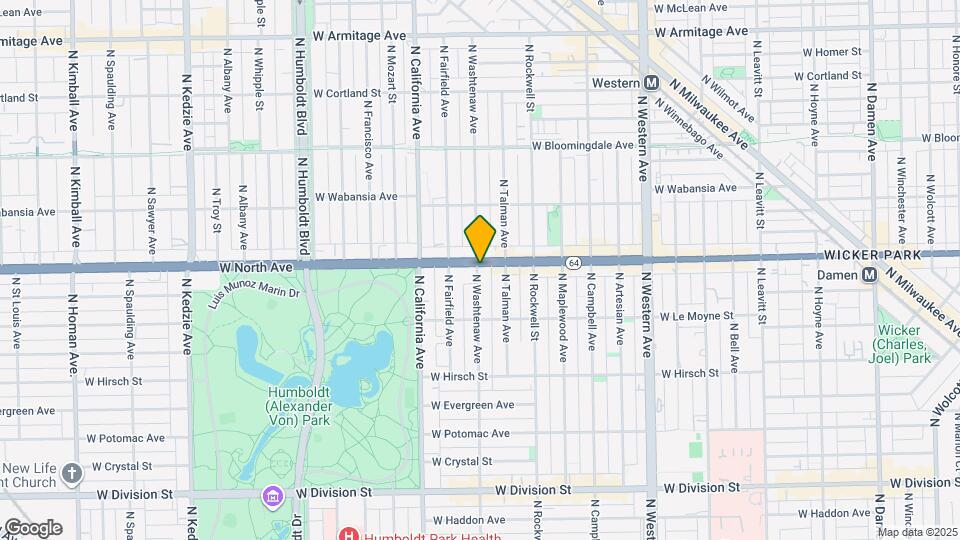 2657 W North Ave Map and Location Details