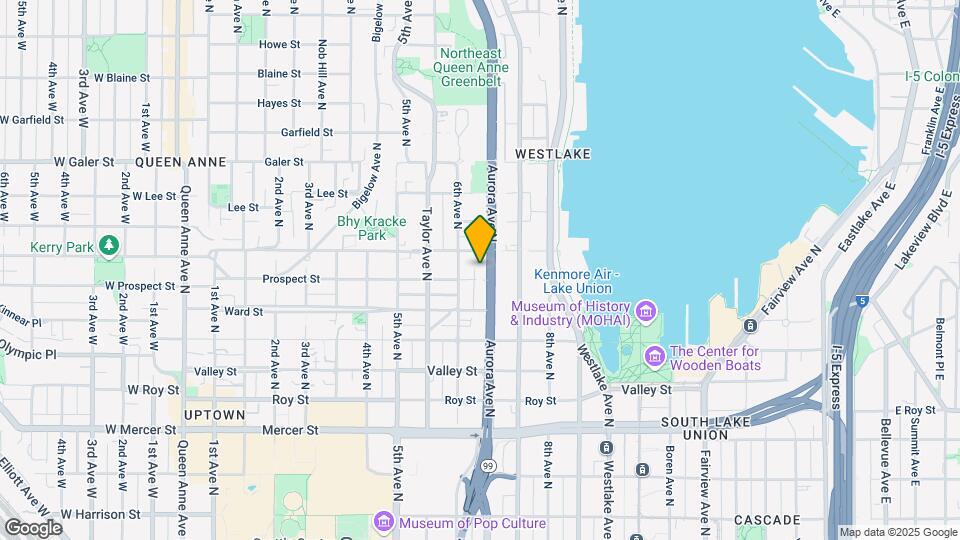 612 Prospect St Map and Location Details