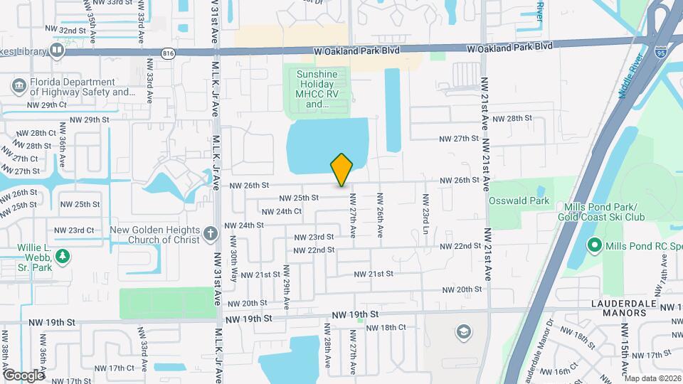 2721 NW 25th St Map and Location Details