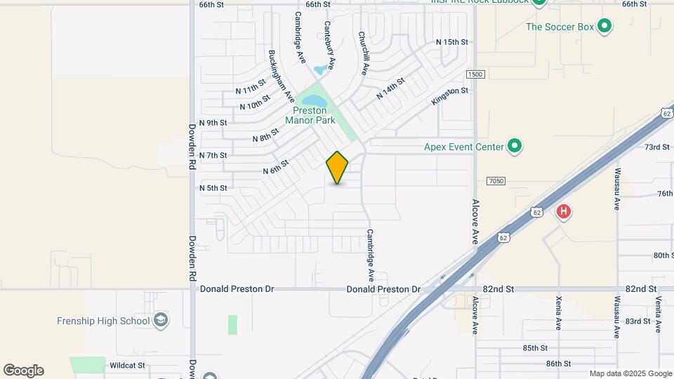 801 N 5th St Map and Location Details