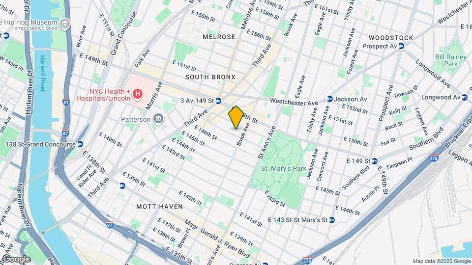 463 E 147th St Mapa y Detalles de la Ubicación