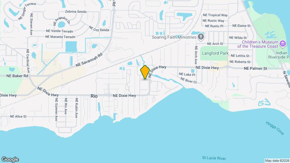 1550 NE 13th Terrace Map and Location Details