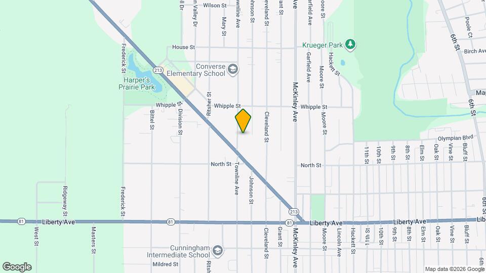 1355 Townline Ave Map and Location Details