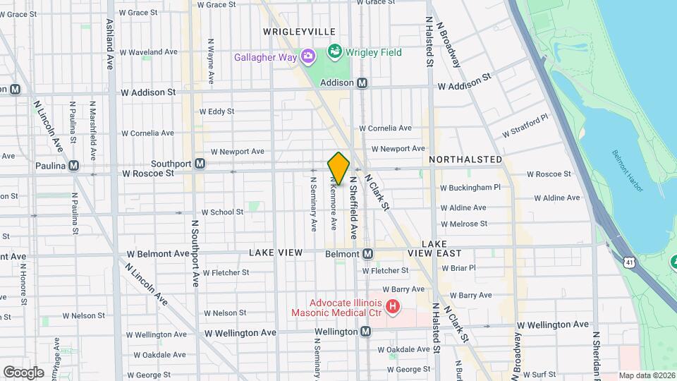 3327 N Kenmore Ave, Unit 1 Mapa y Detalles de la Ubicación