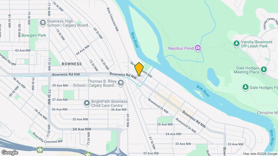 6704 Bowness Rd NW Map and Location Details