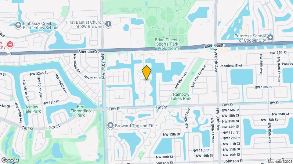 2031 NW 96th Terrace Map and Location Details