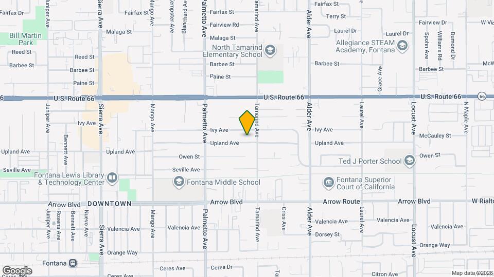 17464 Upland Ave, Unit 2A Mapa y Detalles de la Ubicación