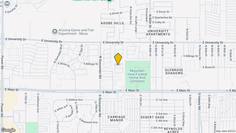 7732 E Albany St Map and Location Details