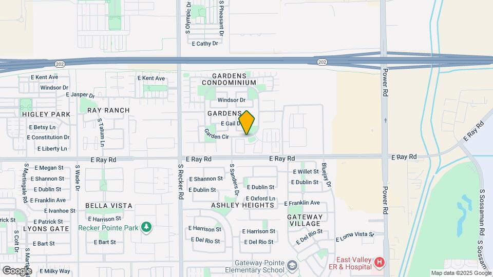 1525 S Avocet St Map and Location Details