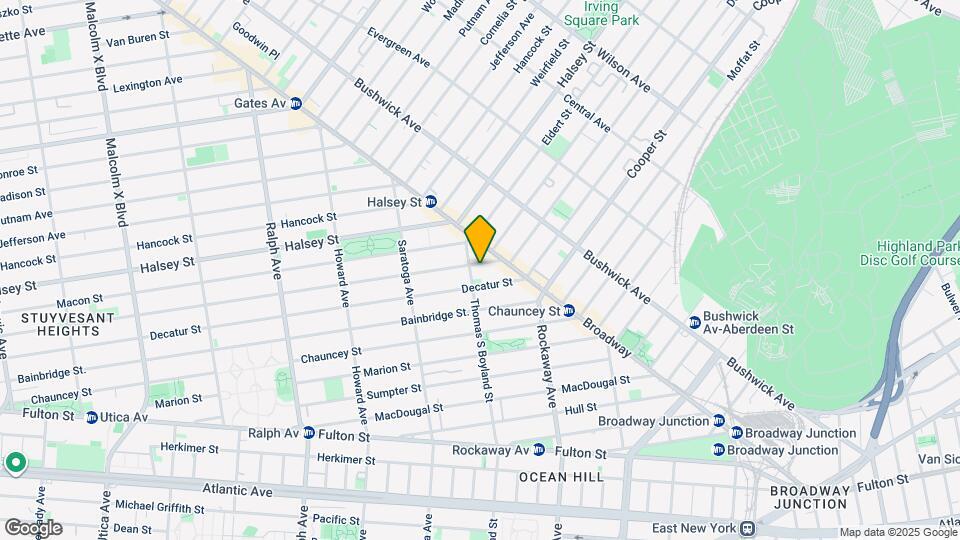 800 MacDonough St Map and Location Details
