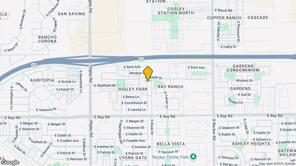 1383 S Ponderosa Dr Map and Location Details
