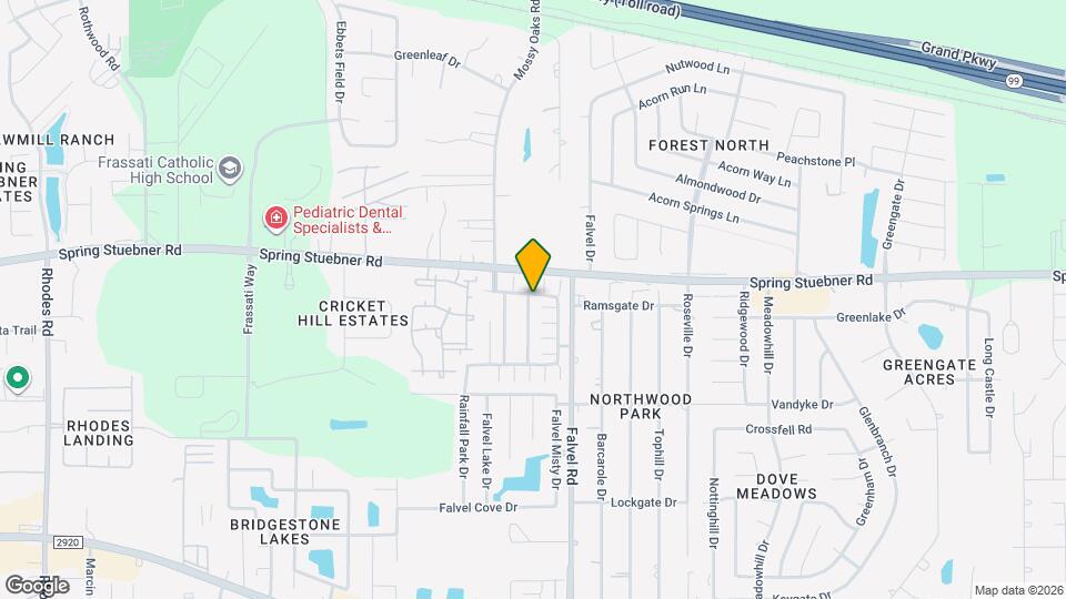 21842 Grassy Hill Ln Map and Location Details