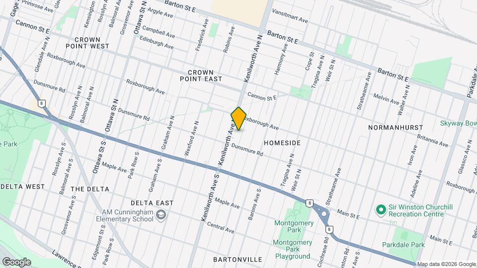 85 Crosthwaite Ave N Map and Location Details