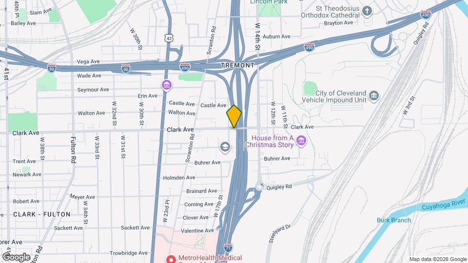 1519-1525 Clark Ave Map and Location Details