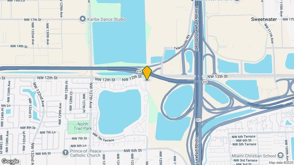 1153 NW 123rd Ct Map and Location Details