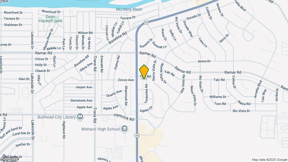 1617 Turquoise Rd, Unit A Map and Location Details