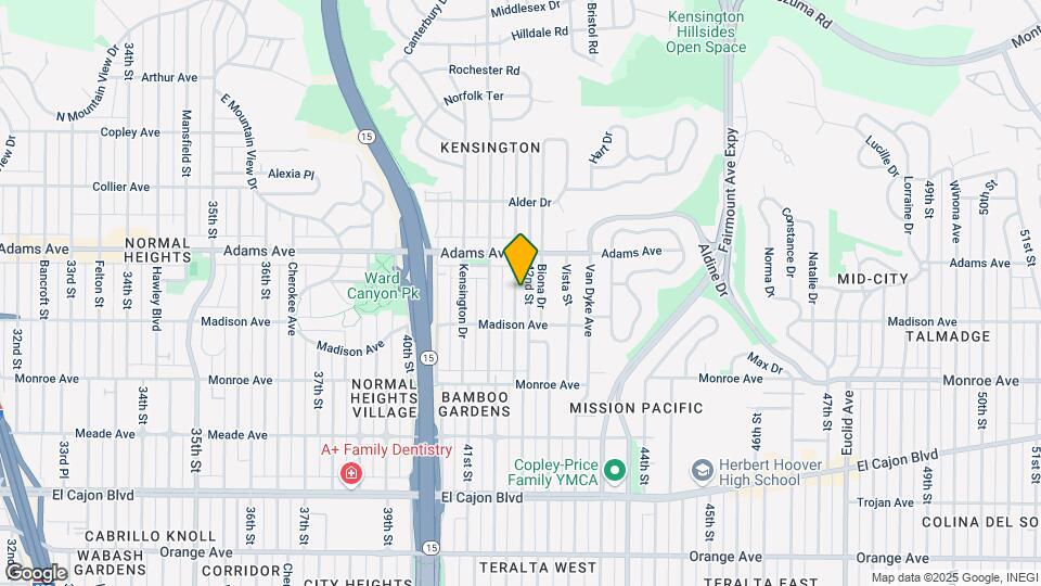 4635-4641 Edgeware Rd Map and Location Details