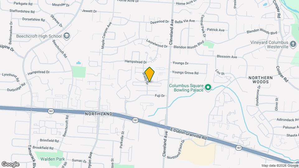 2461 Brady Commons Dr Map and Location Details