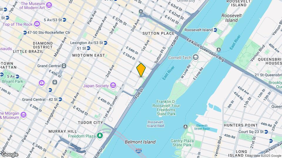 37 Beekman Pl Mapa y Detalles de la Ubicación