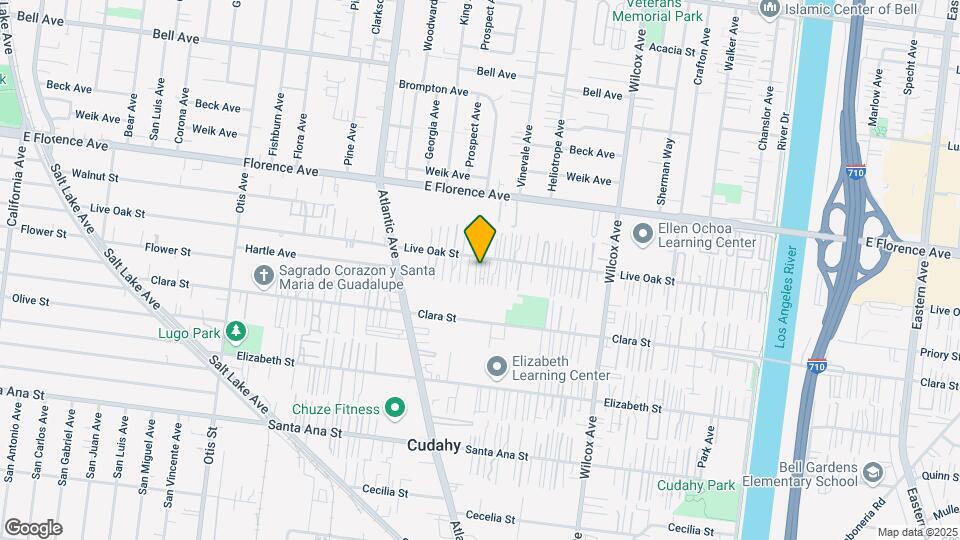4700-4708 Live Oak St Map and Location Details