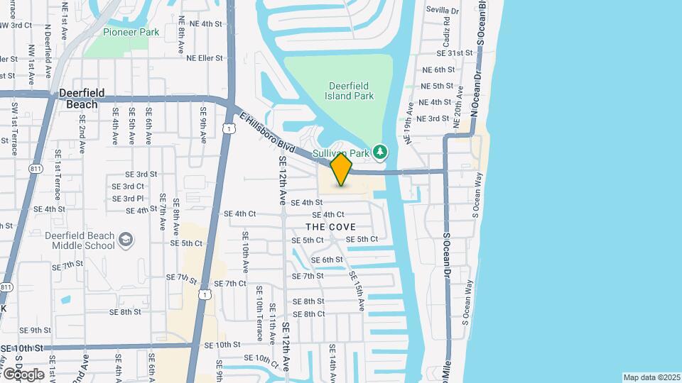 1600 SE 3rd Ct, Unit 2 fl Map and Location Details