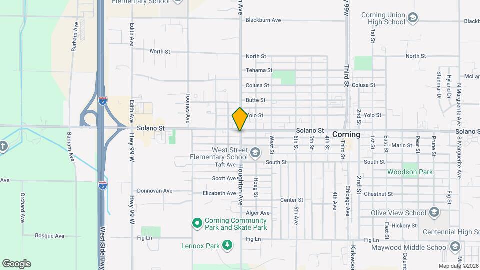 1701 Solano St Mapa y Detalles de la Ubicación
