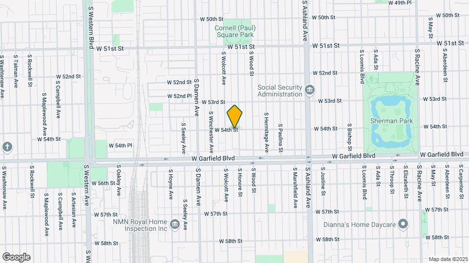 1843 W 54th St-Unit -1W Map and Location Details