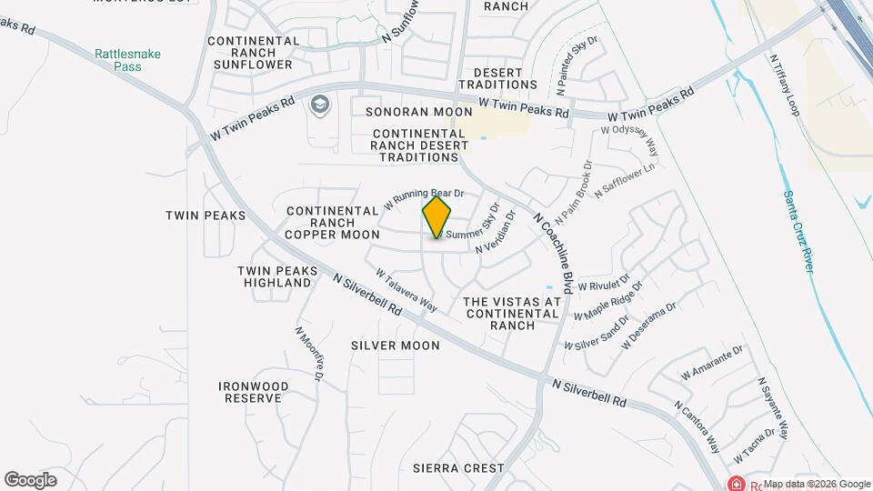 8915 N Veridian Dr Mapa y Detalles de la Ubicación