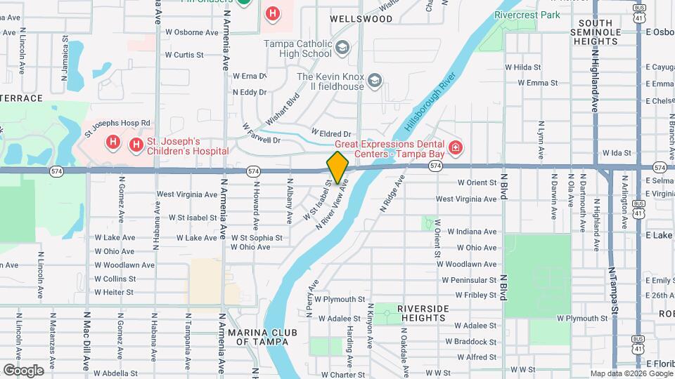 4314 N River View Ave Map and Location Details