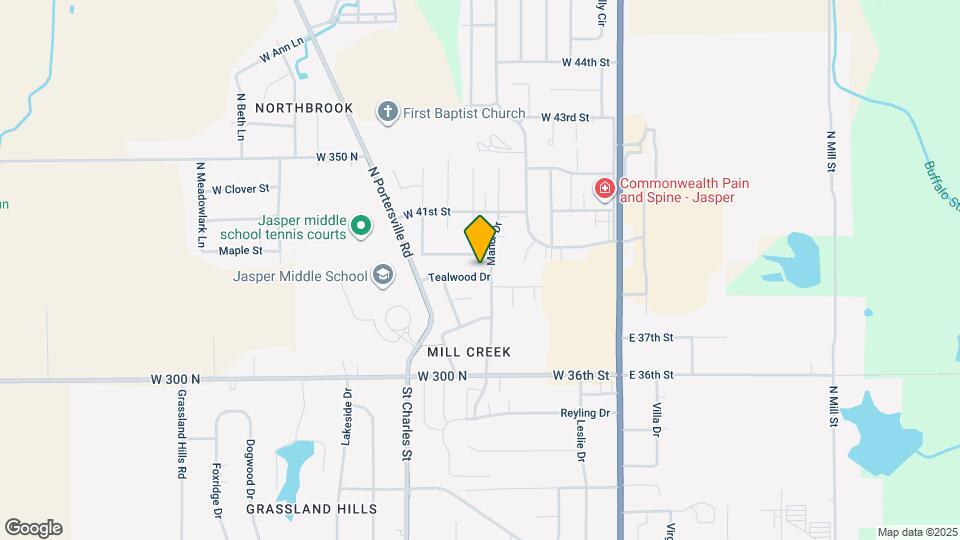 610 Tealwood Dr Map and Location Details