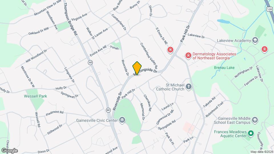 1120 Morningside Dr Map and Location Details