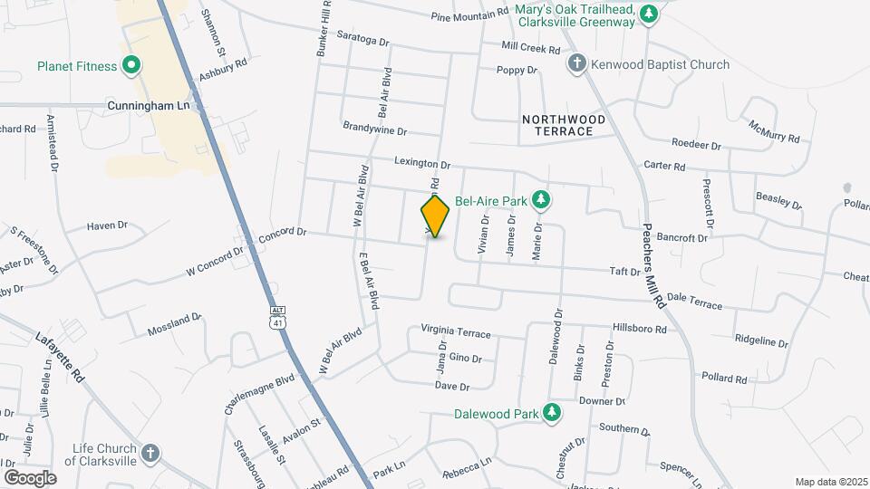 124 Yorktown Rd Map and Location Details