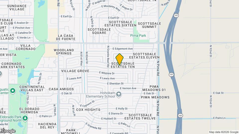 8444 E Virginia Ave Map and Location Details