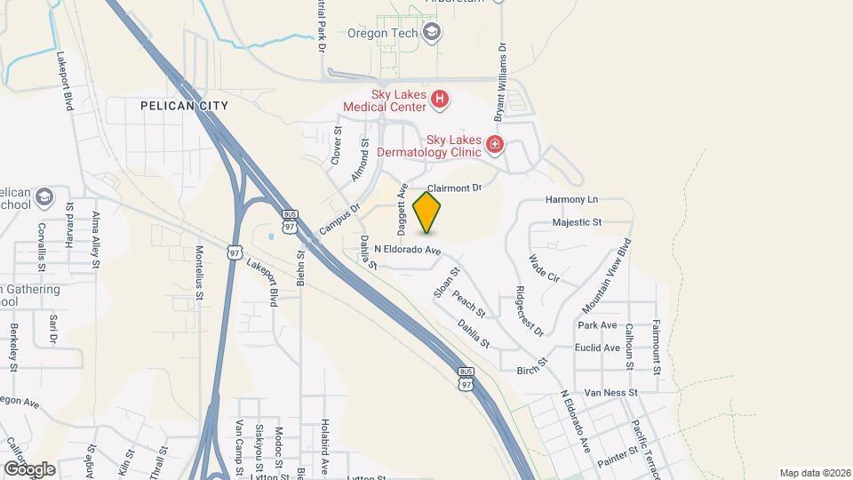 Klamath View Retirement Center Map and Location Details