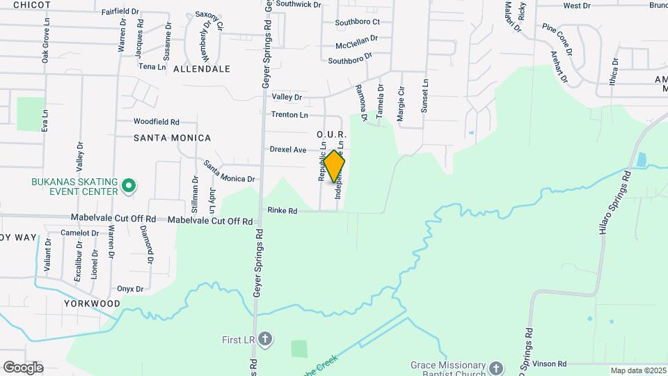 10318 Independence Ln Map and Location Details