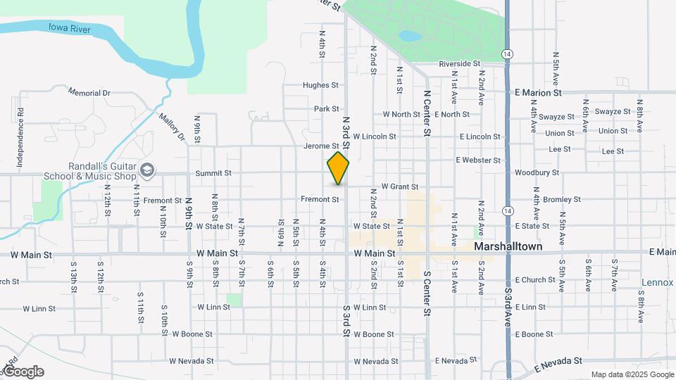 206 N 3rd St, Unit D Map and Location Details