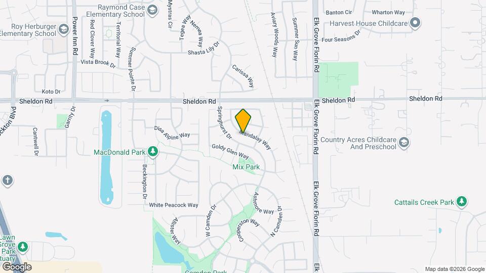 8874 Mandalay Way Map and Location Details