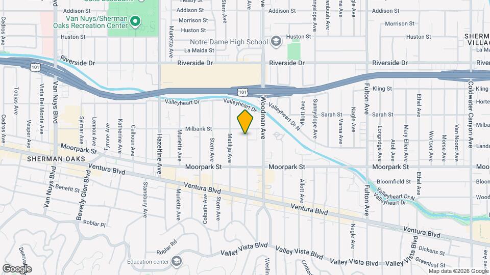 4475 Mammoth Ave Map and Location Details