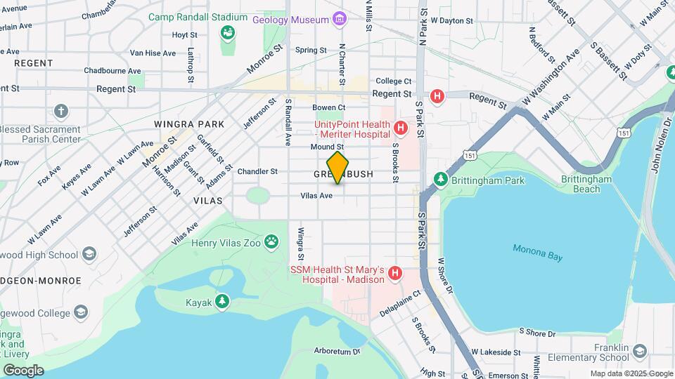 1206 Vilas Ave Map and Location Details