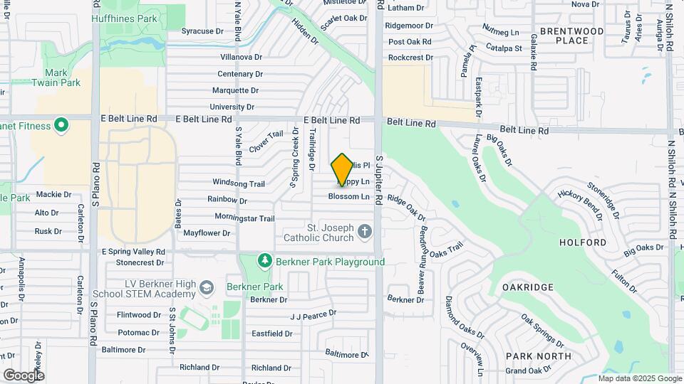 2115 Blossom Ln Map and Location Details