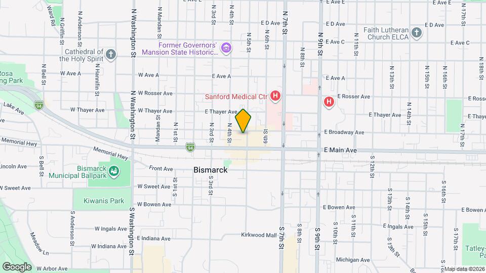 110 N 5th St Mapa y Detalles de la Ubicación