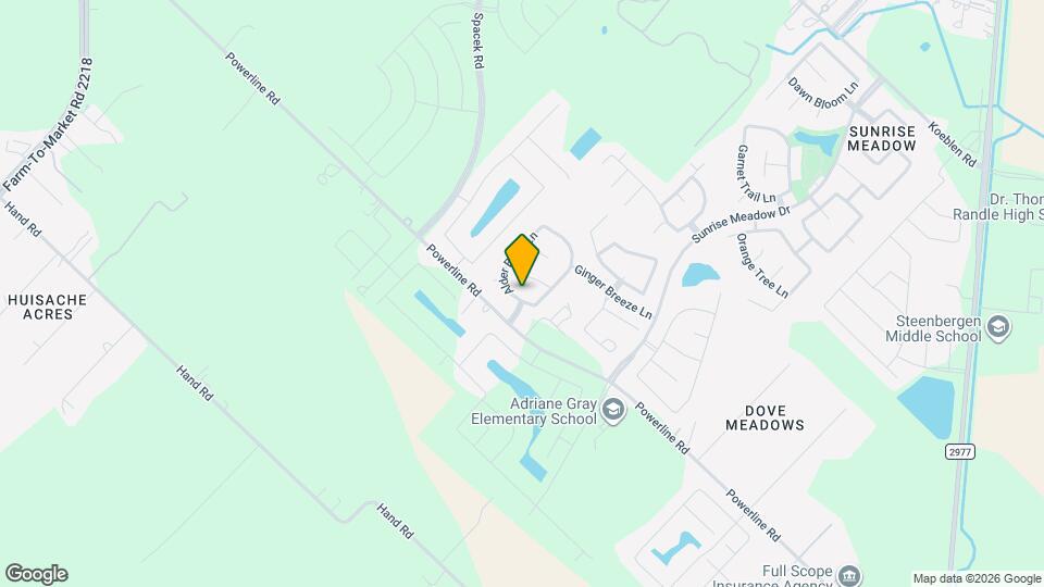 5015 Alder Bend Ln Map and Location Details