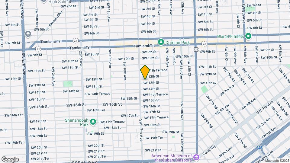 1661 SW 13th St Mapa y Detalles de la Ubicación
