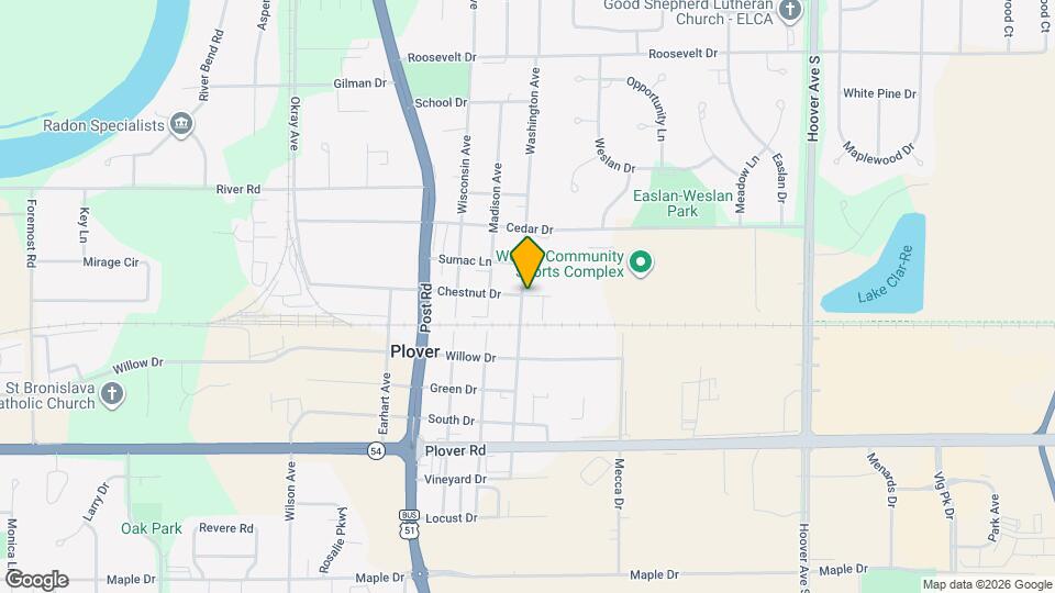 2489 Chestnut Dr Map and Location Details