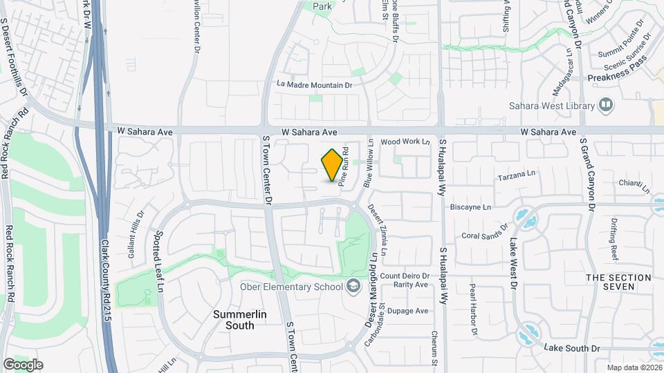 10537 Cedar Run Ct Map and Location Details