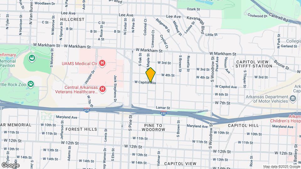 3615 W Capitol Ave Map and Location Details