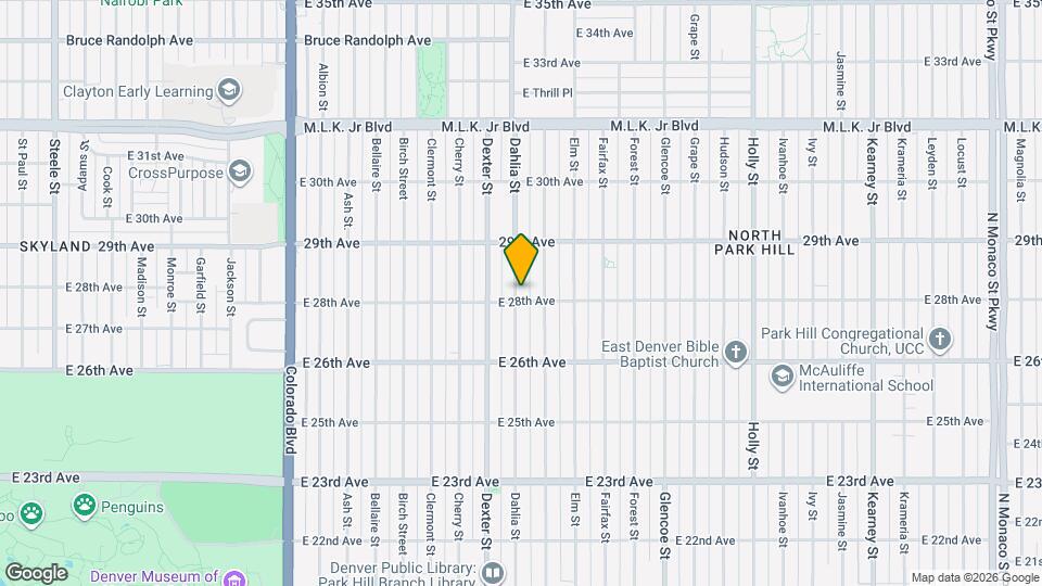 2810 Dahlia St Map and Location Details