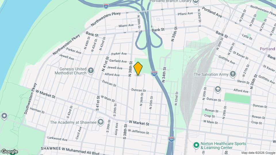 223 N 37th St Map and Location Details